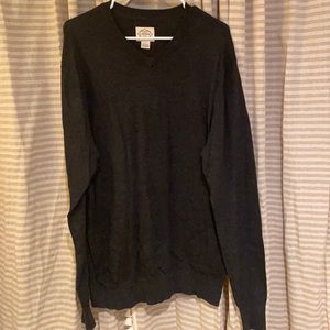 St. John’s bay L men’s sweater v neck dark grey